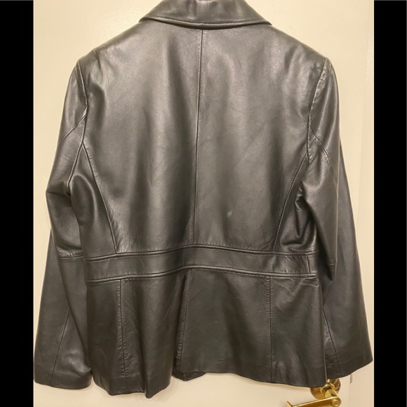covington outerwear leather jacket